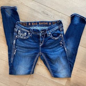 Rock Revival Skinny Jeans 25